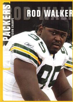 2003 Green Bay Packers Police - Portage County Sheriff's Department and Plover Police #19 Rod Walker Front