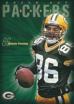 2001 Green Bay Packers Police - Racine County D.A.R.E. Program #4 Antonio Freeman Front