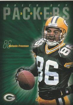 2001 Green Bay Packers Police - Larry Fritsch Cards,Stevens Point and the Town of Hull (Portage County) Fire Dept. #4 Antonio Freeman Front