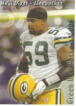 2004 Green Bay Packers Police - Racine County Sheriff's Department #10 Na'il Diggs Front