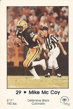 1983 Green Bay Packers Police - First Wisconsin Banks, Your Waukesha Police #NNO Mike McCoy Front