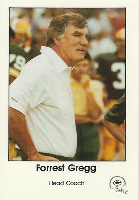 1985 Green Bay Packers Police - First Wisconsin Banks, Brookfield Police #1 Forrest Gregg Front