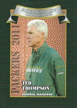 2011 Green Bay Packers Police - Town of Brookfield Police Department #1 Ted Thompson Front