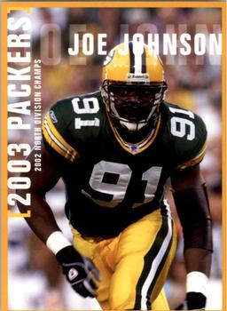 2003 Green Bay Packers Police - Larry Fritsch Cards,Stevens Point and the Town of Hull (Portage County) Fire Dept. #17 Joe Johnson Front