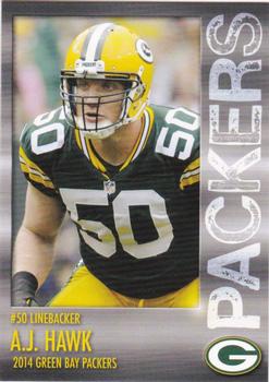 2014 Green Bay Packers Police - Amery Police Department #13 A.J. Hawk Front