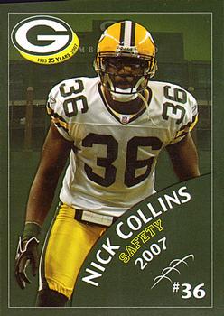 2007 Green Bay Packers Police - Green Bay Packers Organization #20 Nick Collins Front