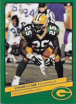 1992 Green Bay Packers Police - Copps Food Center, Your Local Law Enforcement Agency #7 Vinnie Clark Front