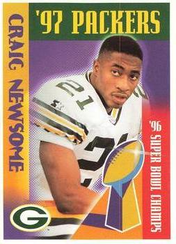 1997 Green Bay Packers Police - Waterford Police Dept.,Woodland, Pier 1, Rivermoor Country Club #19 Craig Newsome Front