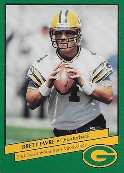 1992 Green Bay Packers Police - Don Belman Homes, Waukesha County Deputy Sheriff Association #14 Brett Favre Front