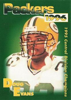 1996 Green Bay Packers Police - Chilton Police Department, State Bank of Chilton #7 Doug Evans Front