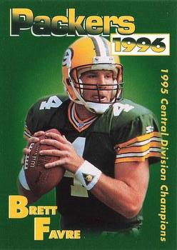 1996 Green Bay Packers Police - Chilton Police Department, State Bank of Chilton #8 Brett Favre Front