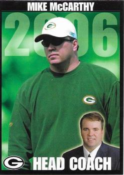 2006 Green Bay Packers Police - Dunn County D.A.R.E., Menominee Police Dept. #2 Mike McCarthy Front