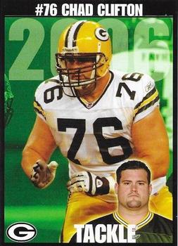 2006 Green Bay Packers Police - Dunn County D.A.R.E., Menominee Police Dept. #16 Chad Clifton Front
