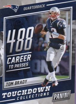 2018 Panini Touchdown Collection #TD-5 Tom Brady Front