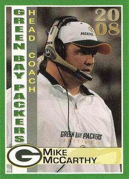 2008 Green Bay Packers Police - Portage County Sheriff's Department #2 Mike McCarthy Front