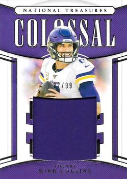 2019 Panini National Treasures - Colossal Materials #CM-2 Kirk Cousins Front