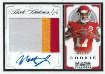2019 Panini National Treasures - Crossover Rookie Patch Autographs #CRS-MH Mecole Hardman Jr. Front