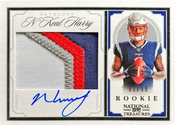 2019 Panini National Treasures - Crossover Rookie Patch Autographs #CRS-NH N'Keal Harry Front