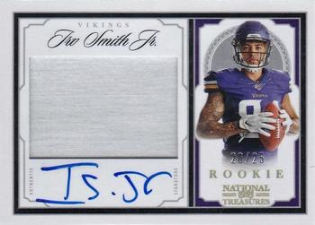 2019 Panini National Treasures - Crossover Rookie Patch Autographs Holo Gold #CRS-IS Irv Smith Jr. Front