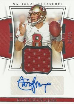 2019 Panini National Treasures - Material Signatures #MS-SY Steve Young Front