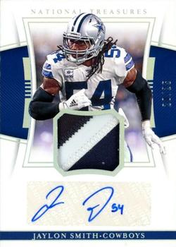 2019 Panini National Treasures - Material Signatures Prime #MS-JS Jaylon Smith Front