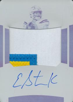 2019 Panini National Treasures - Rookie Material Signatures RPS Printing Plate Magenta #RMS-ES Easton Stick Front