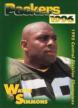 1996 Green Bay Packers Police - Greenfield Police Department #12 Wayne Simmons Front
