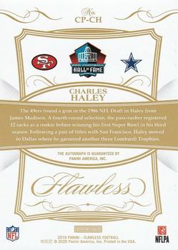 2019 Panini Flawless - Career Progressions Ruby #CP-CH Charles Haley Back