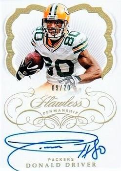 2019 Panini Flawless - Flawless Penmanship #FP-DD Donald Driver Front