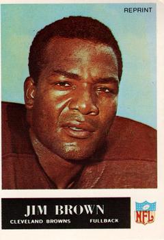 1987 Hygrade Football's All-Time Greats - Rare and Famous Reprints #NNO Jim Brown Front