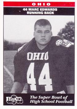 1993 Big 33 Ohio High School #NNO Marc Edwards Front