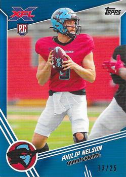 2020 Topps XFL - Blue #53 Philip Nelson Front