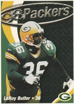 1998 Green Bay Packers Police - Fox Valley Savings, Fond du Lac Area Law Enforcement Officers #5 LeRoy Butler Front