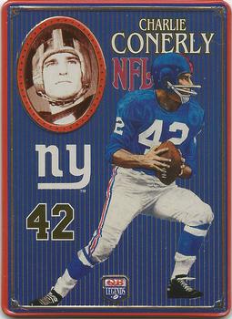 1993 Metallic Images QB Legends #3 Charlie Conerly Front