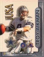 1998 Crown Pro Stamps #2 Troy Aikman Front