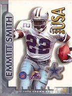 1998 Crown Pro Stamps #13 Emmitt Smith Front