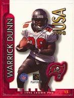 1998 Crown Pro Stamps #15 Warrick Dunn Front