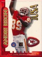 1998 Crown Pro Stamps #31 Andre Rison Front
