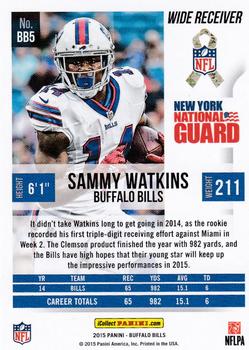 2015 Score Buffalo Bills #BB5 Sammy Watkins Back