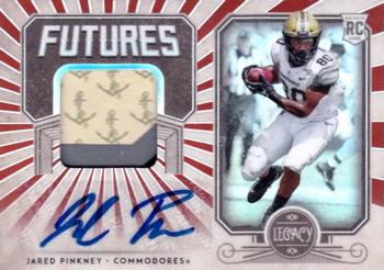 2020 Panini Legacy - Futures Patch Autographs Ruby #FP-JP Jared Pinkney Front