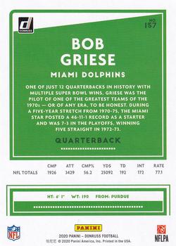 2020 Donruss #157 Bob Griese Back