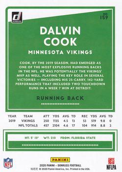 2020 Donruss #159 Dalvin Cook Back