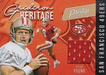 2020 Panini Prestige - Gridiron Heritage #GH-SY Steve Young Front