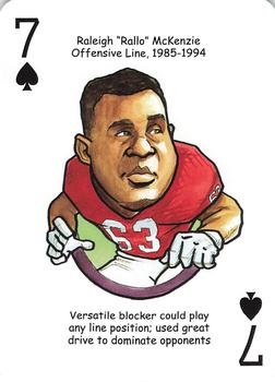 2018 Hero Decks Washington Redskins Football Heroes Playing Cards #7♠ Raleigh McKenzie Front