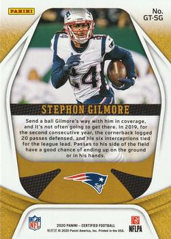 2020 Panini Certified - Gold Team #GT-SG Stephon Gilmore Back