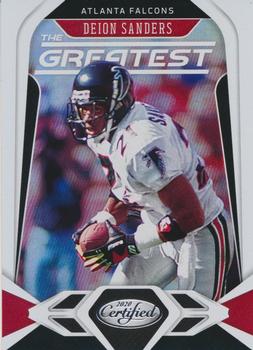 2020 Panini Certified - The Greatest #G-DS Deion Sanders Front