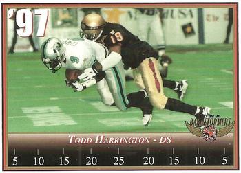 1997 Iowa Barnstormers (AFL) #15 Todd Harrington Front