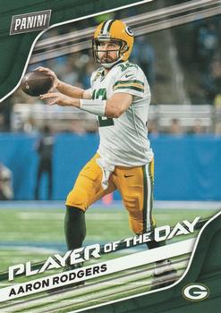 2020 Panini Player of the Day #3 Aaron Rodgers Front