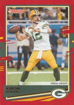 2020 Donruss - Press Proof Red #103 Aaron Rodgers Front