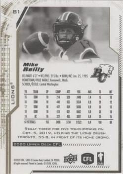 2020 Upper Deck CFL - Gold #81 Mike Reilly Back